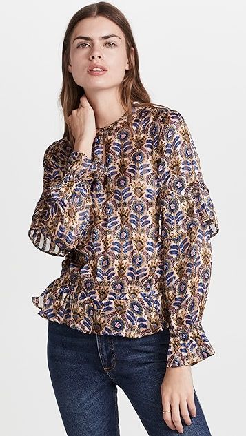 Printed Recycled Polyester Top | Shopbop