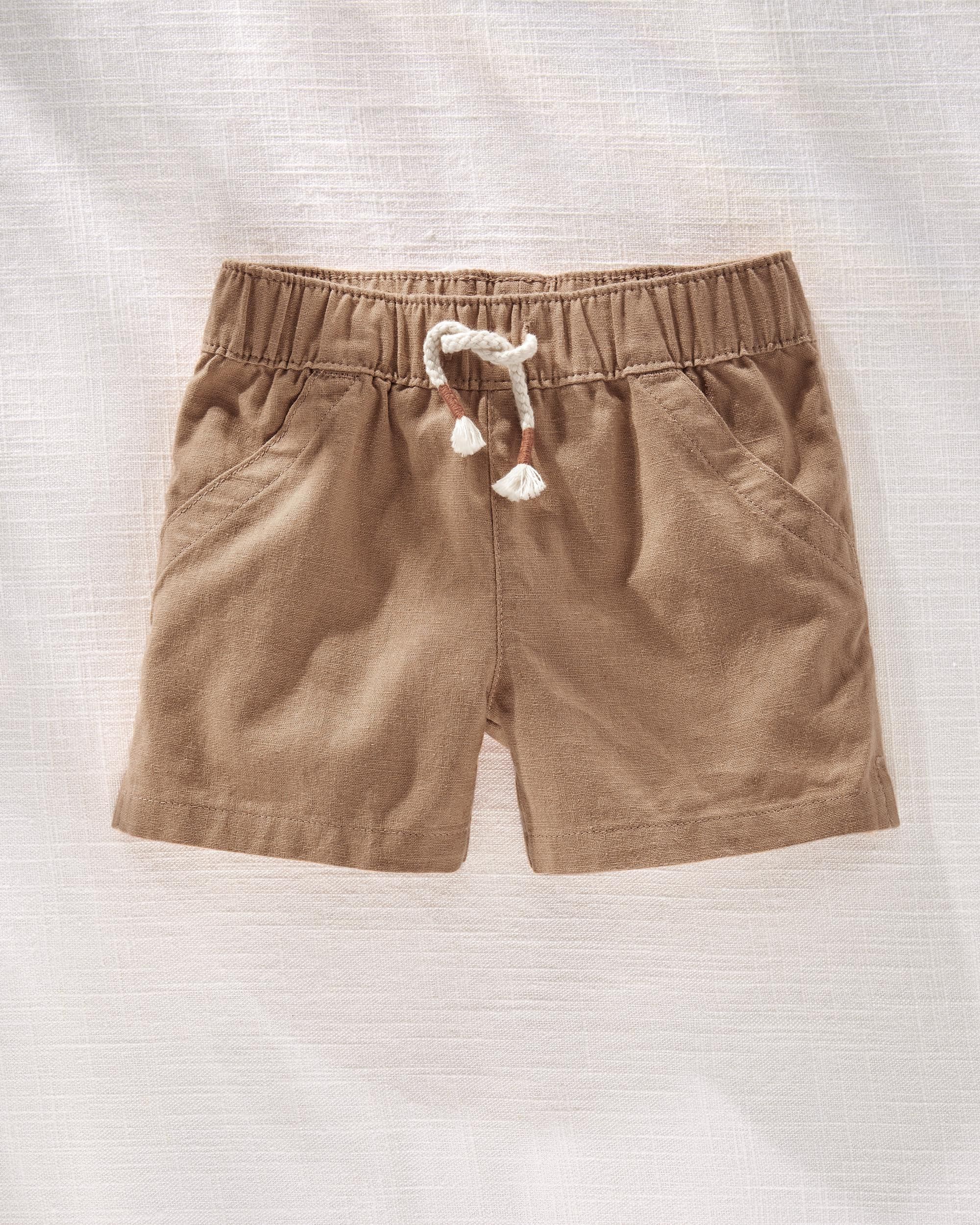 Baby Hilary Duff Pull-On Linen Shorts | Carter's