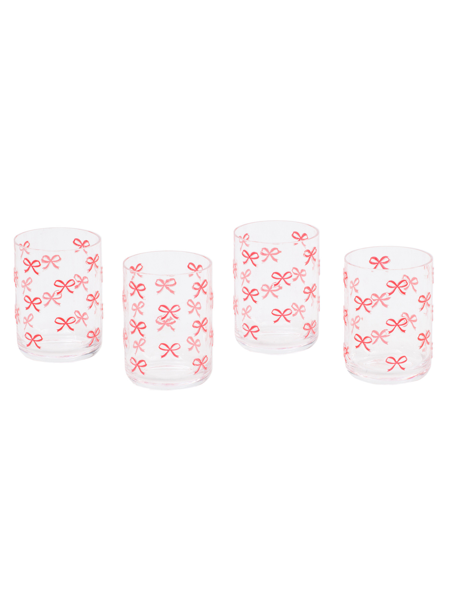 Set Of 4 Bows Acrylic Drinkware | Kitchen & Dining Room | Marshalls | Marshalls