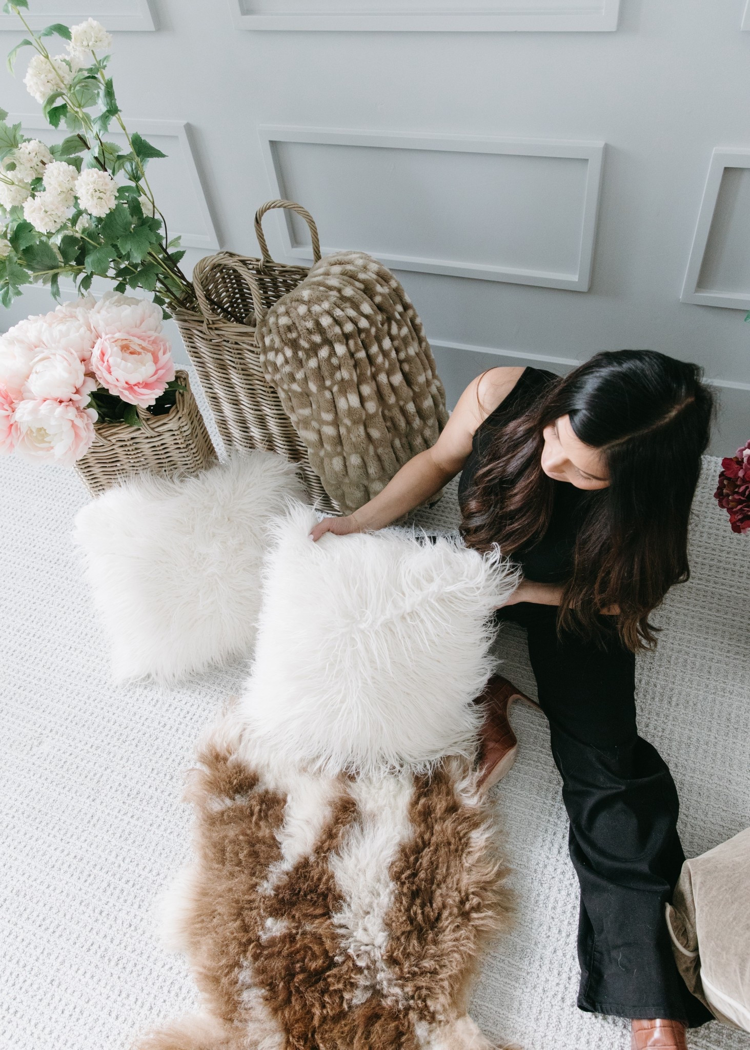 I have so much fun mixing textures. These pillows are a dream! So excited to decorate for spring.

#LTKSeasonal #LTKspring #LTKHome