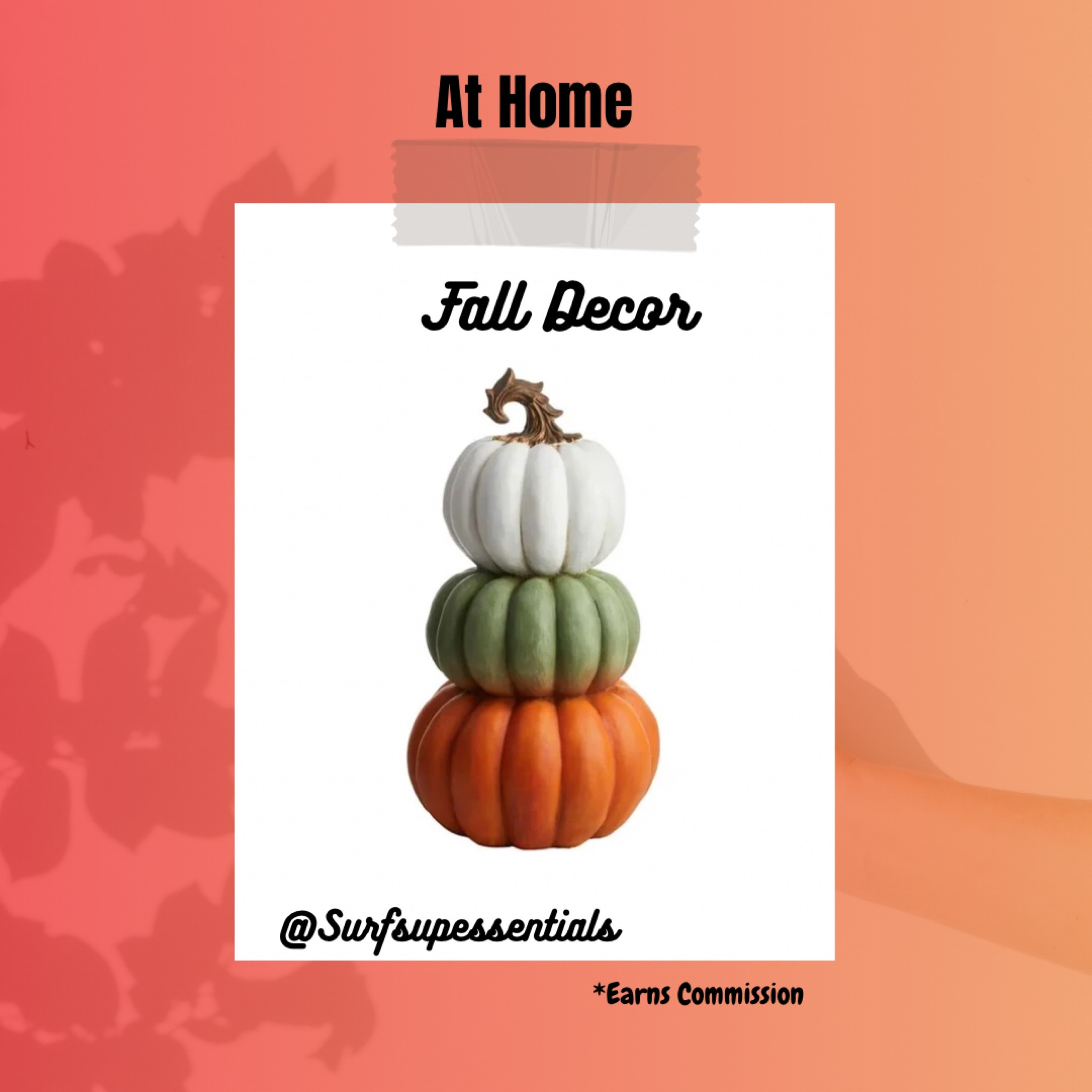 🎃 Cutest pumpkin stack you will enjoy for years to come! Linked here
#pumpkindecor #fallinspired #falldecor 

#LTKSeasonal #LTKHome