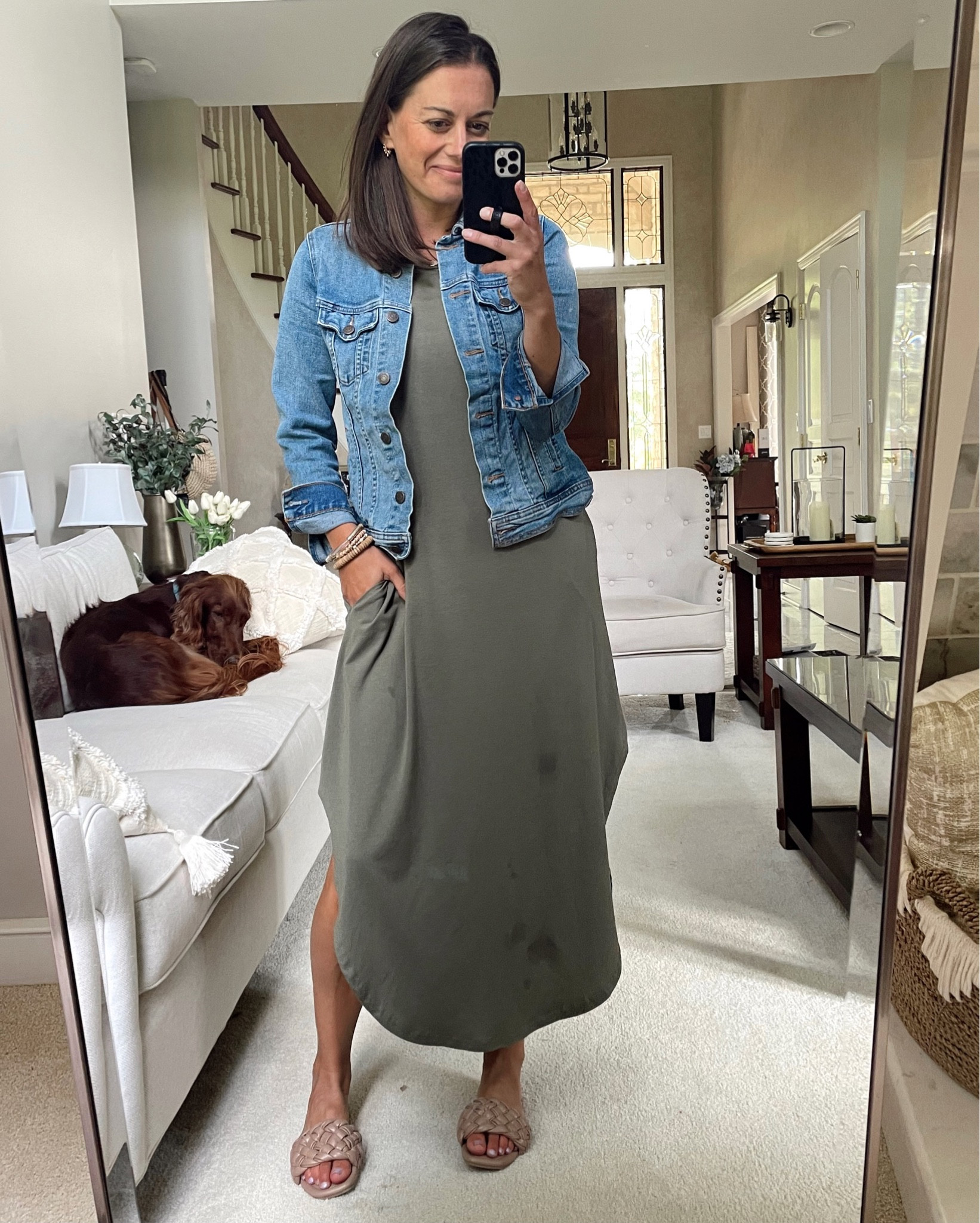 Amazon maxi dress for fall! Amazon jean jacket and maxi dress run true to size - wearing a small in both.



#LTKstyletip #LTKsalealert #LTKunder50