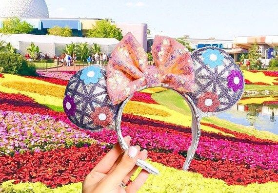 Flower & Garden Mouse Ears | Mouse Headband | Sequin Ears | Disney Headband | Disney Parks | Epco... | Etsy (US)