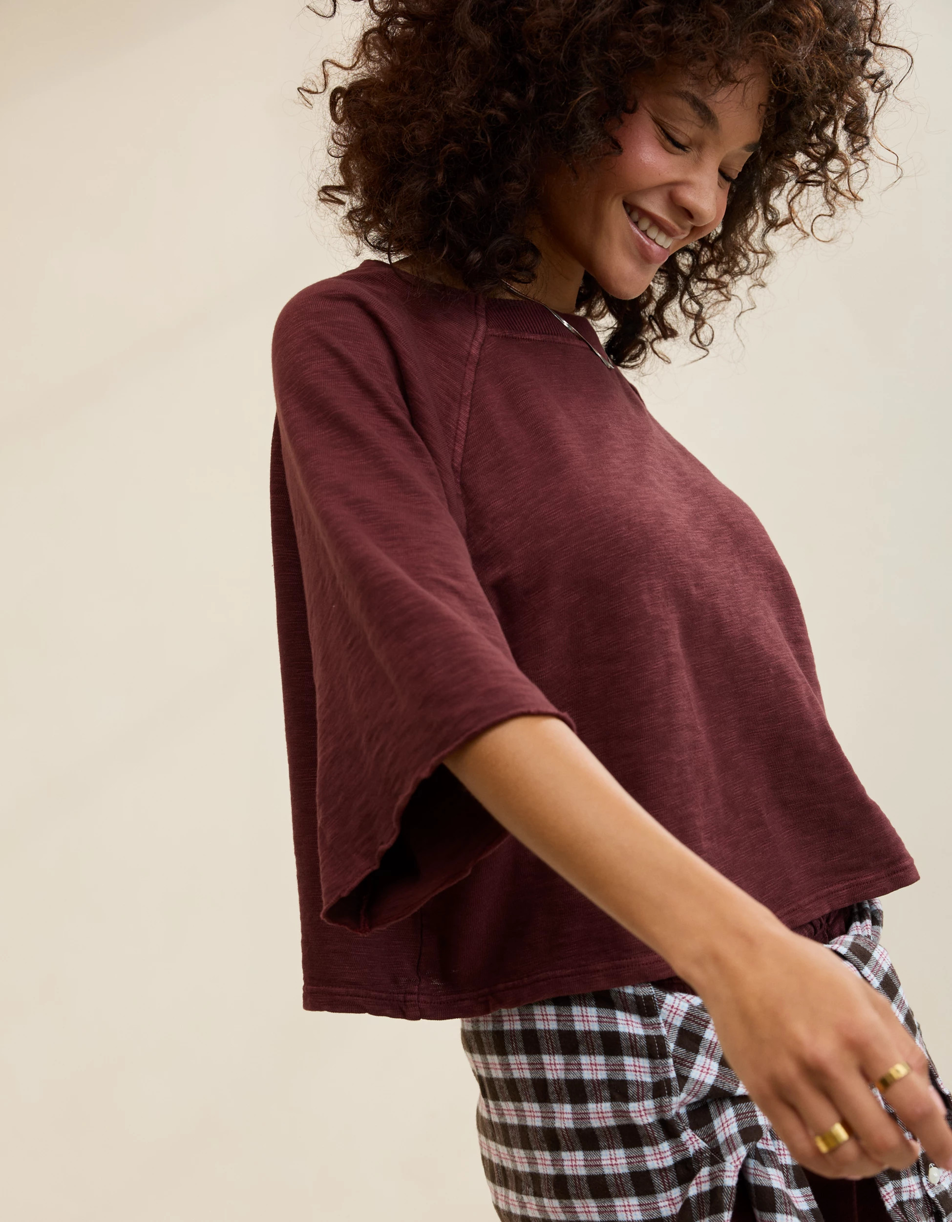 Aerie It's Casual Knit Slub T-Shirt | Aerie