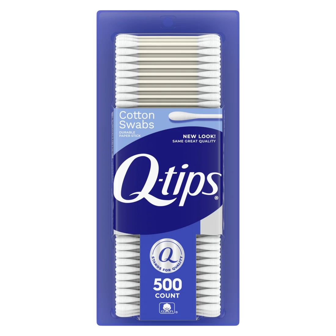 Q-tips Cotton Swabs Original for Hygiene and Beauty Care, Made with 100% Cotton 500 Count | Walmart (US)