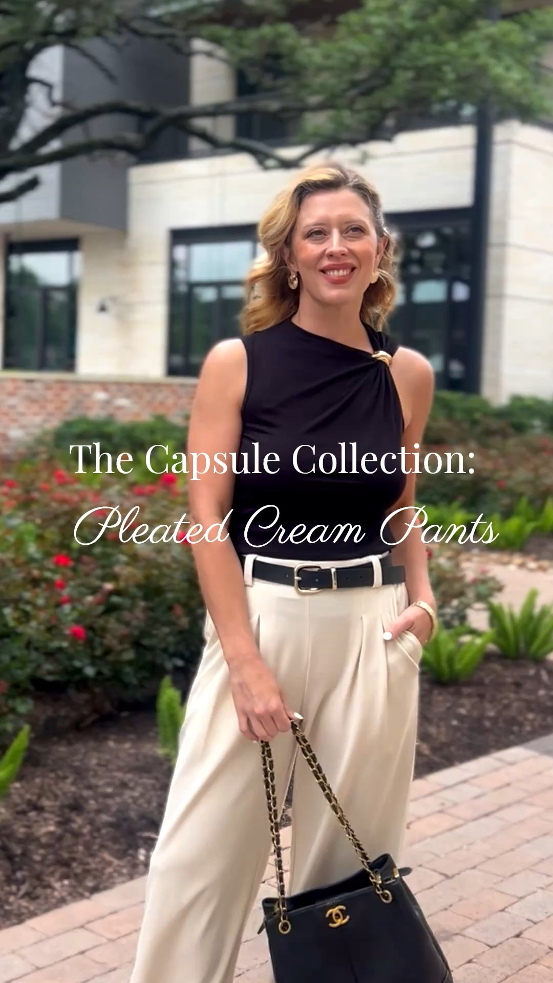 POV: you build the perfect capsule collection… and every piece looks effortlessly expensive. 🖤✨

This Evaless on Amazon look is the definition of elevated staples:
• breathable black knit top
• cream pleated trousers
• sleek black belt
• sparkly pointed pumps
• gold shell earrings
• the classic Chanel touch

Minimal. Timeless. Chic enough to look designer without the designer markup.

These are the kinds of pieces that make getting dressed feel easy — and somehow always pull compliments. 🤍

Everything is linked in my LTK before sizes sell out. Comment “CAPSULE” and I’ll send you the links. ✨

#LTKover40 #LTKworkwear

#LTKootd #LTKgrwm #LTKmomlife