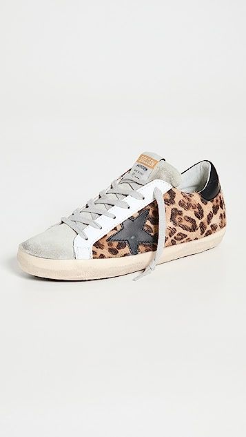 Super-Star Leopard Horsy Quarter Leather Sneakers | Shopbop