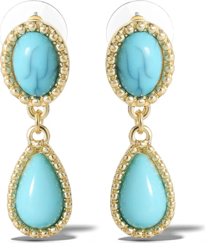Turquoise Oxidized Dangle Earrings | Nordstrom