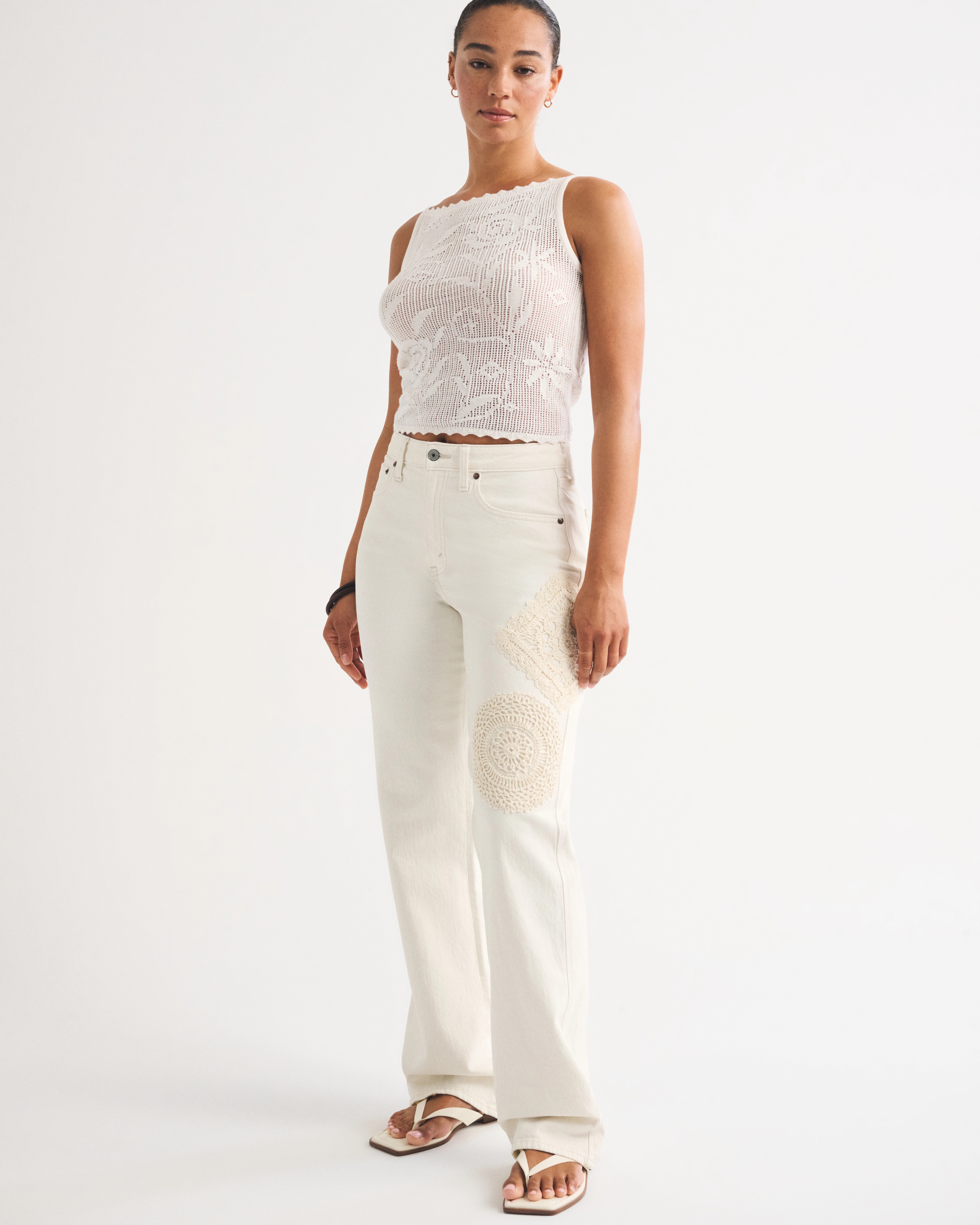 Curve Love High Rise 90s Relaxed Jean | Abercrombie & Fitch (US)