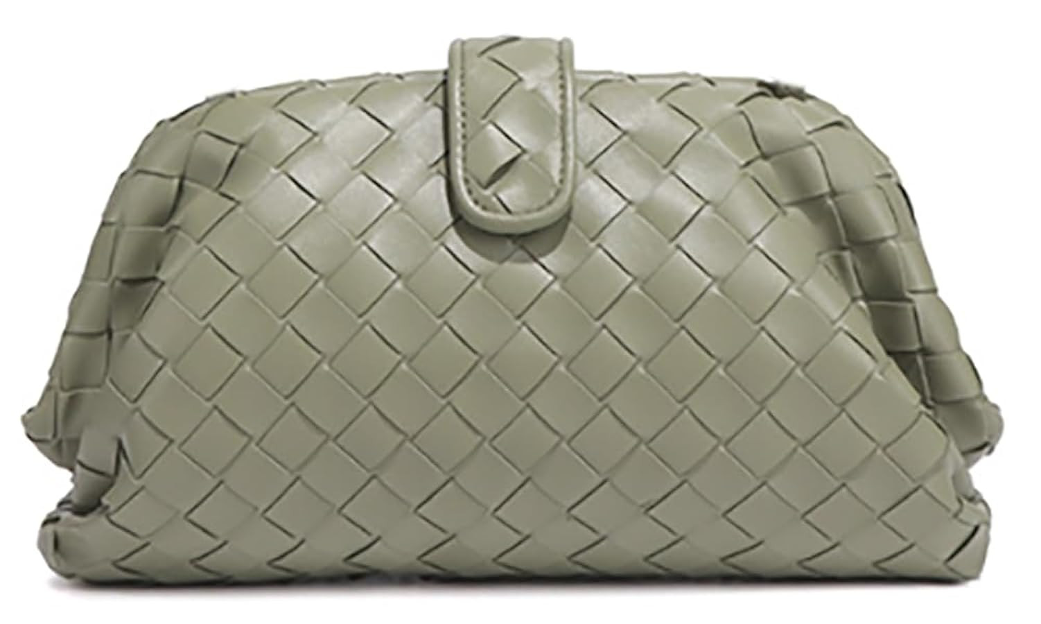 Slouchy PU Leather Woven Hobo Bags Women Crescent Crossbody Shoulder Purse Satchel Tote Handbag E... | Amazon (US)