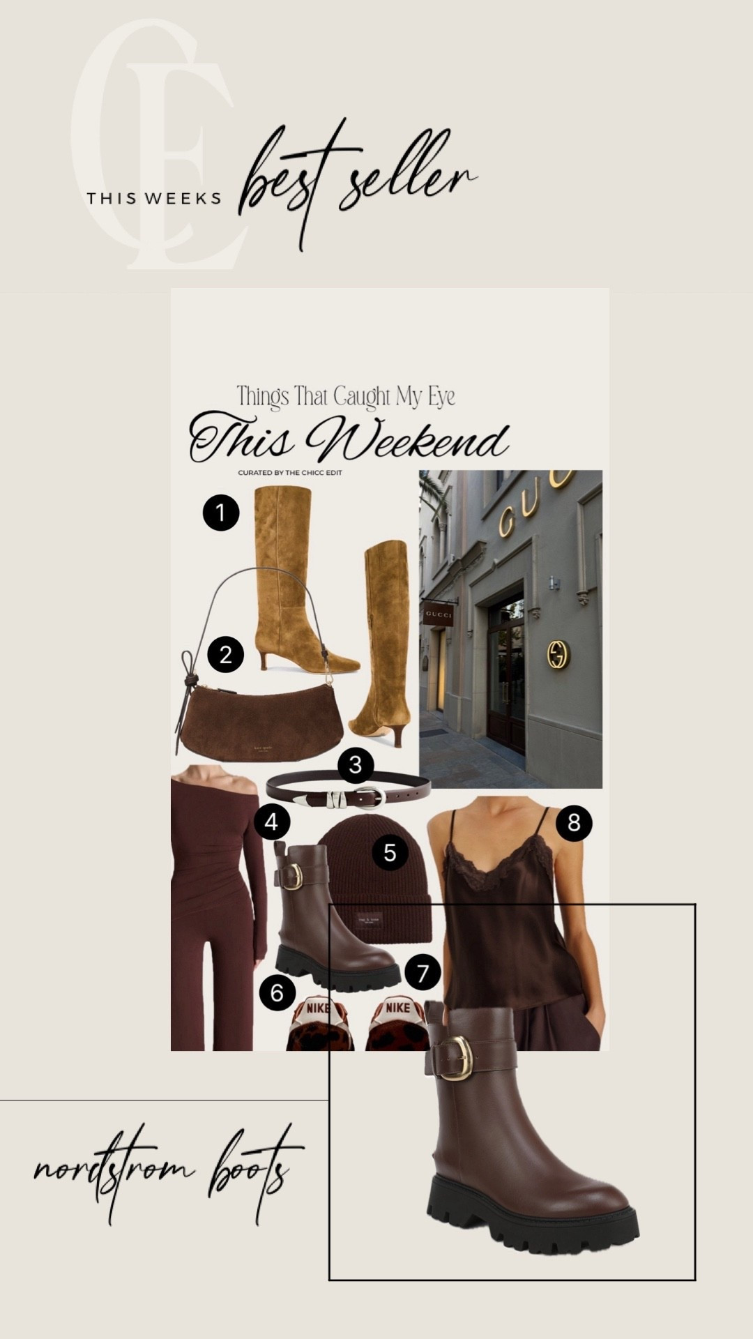 This weeks best seller 🤎

#boots #nordstrom #coat #jeans #nike north face adidas 

#LTKStyleTip #LTKOver40 #LTKShoeCrush