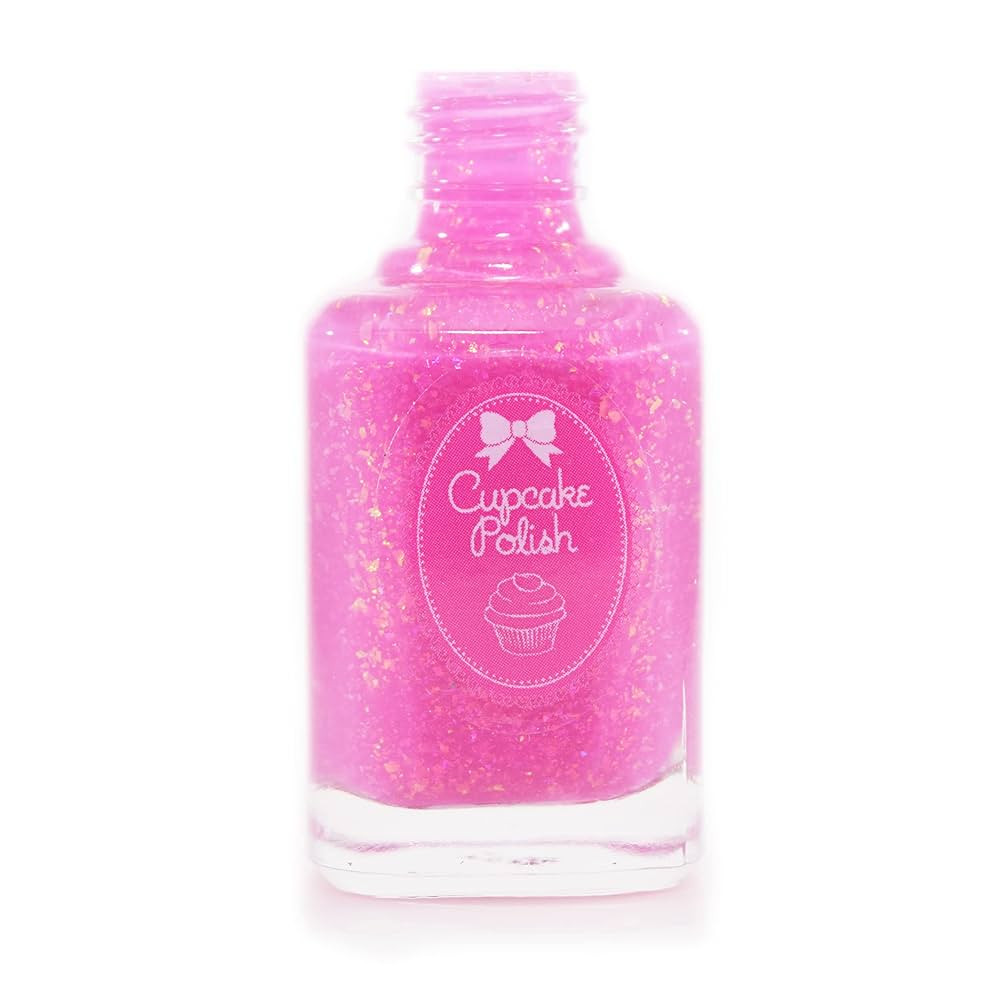 Yabba Dabba Do - raspberry pink blue iridescent flakie nail polish by Cupcake Polish | Amazon (US)