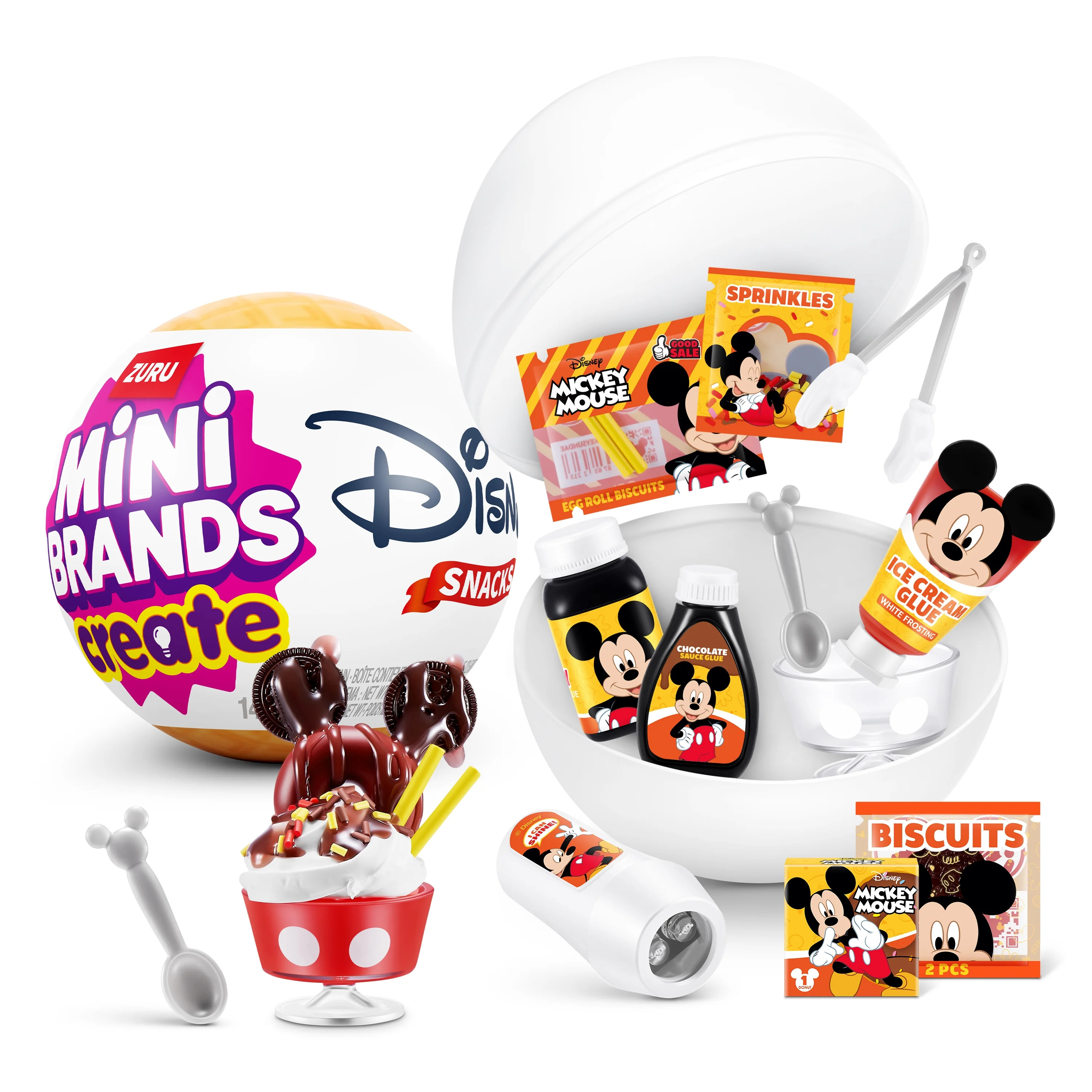 Mini Brands Create Disney Snacks Series 1 Capsule by ZURU, Licensed Mini Collectibles, Mystery Bl... | Walmart (CA)