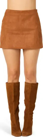 ASTR the Label Faux Suede Miniskort | Nordstrom | Nordstrom