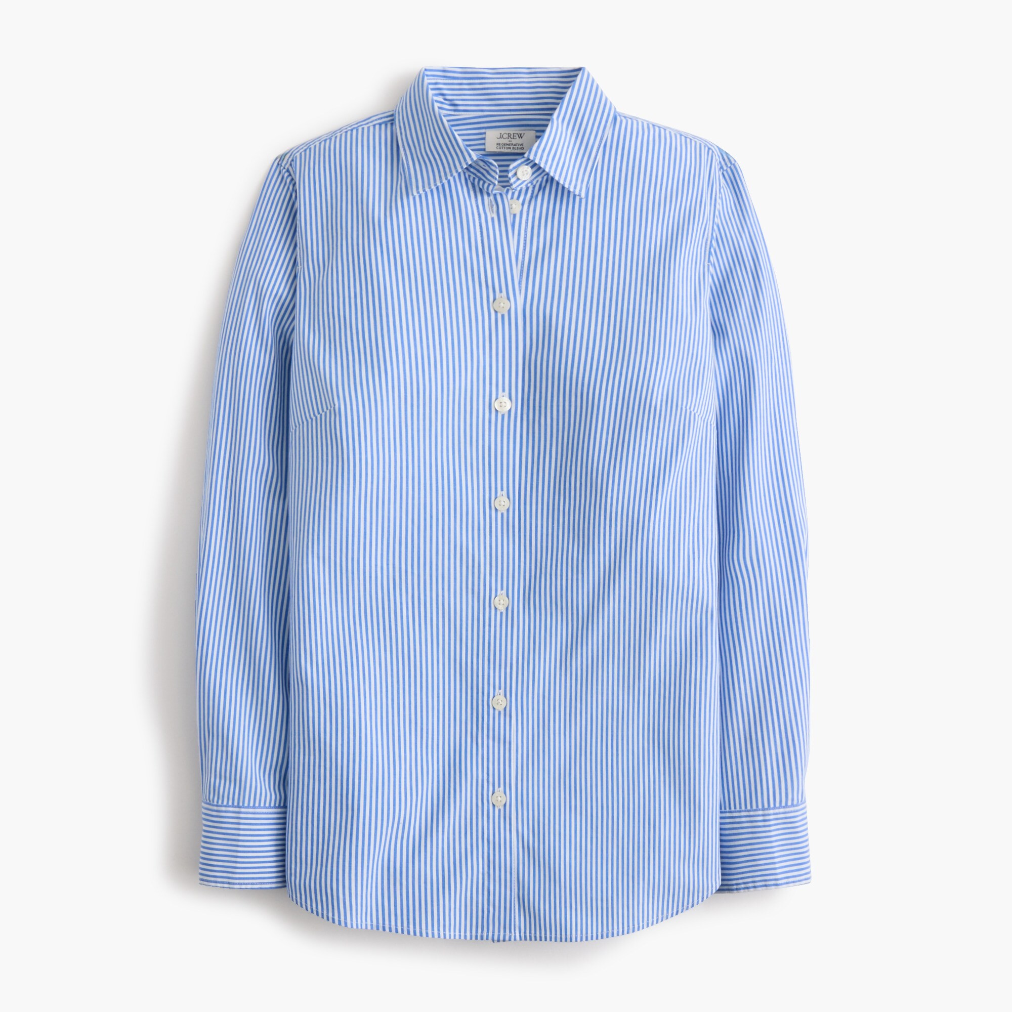 Petite poplin button-up shirt in signature fit | J.Crew Factory