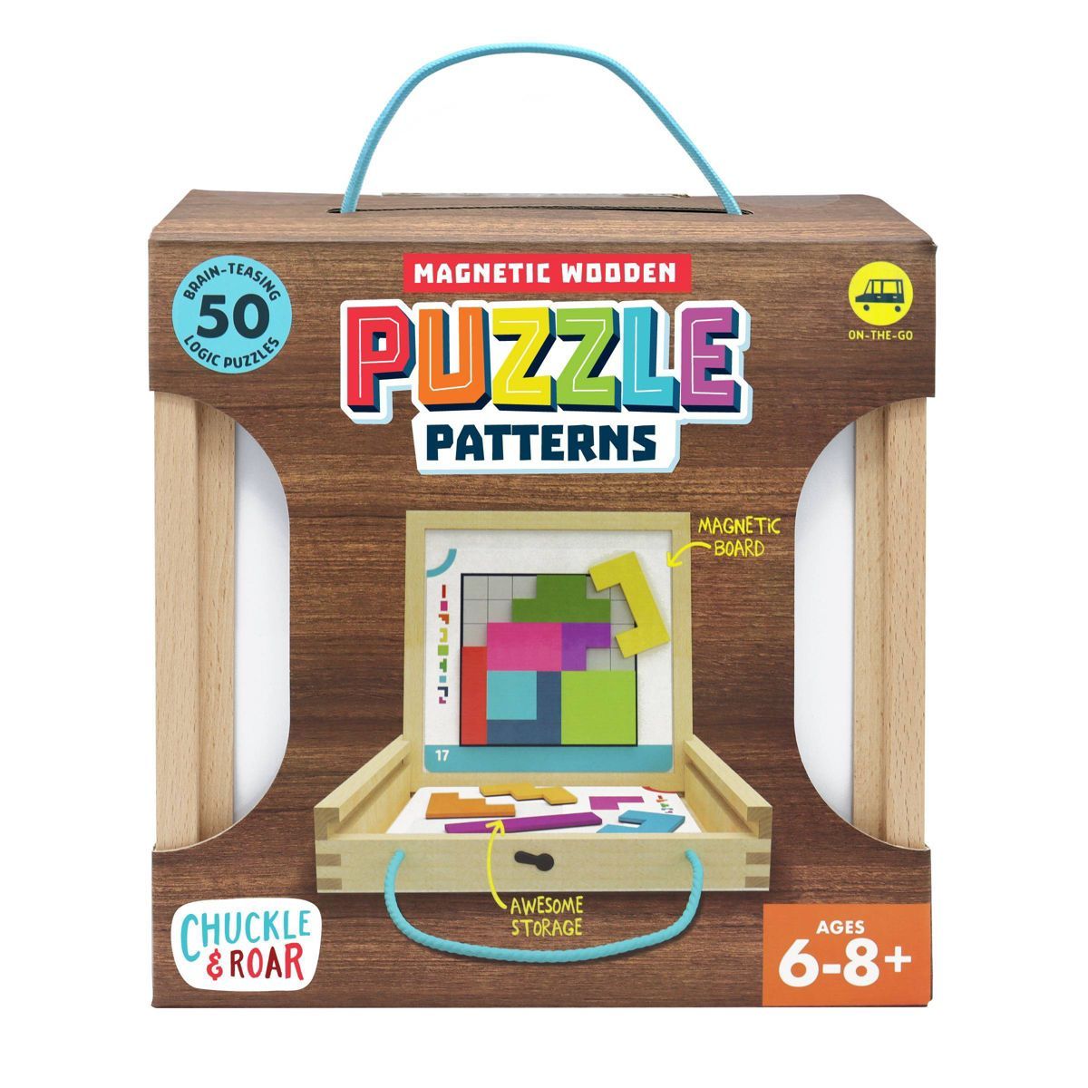 Chuckle & Roar Magnetic Wooden Logic Kids Puzzles - 41pc | Target