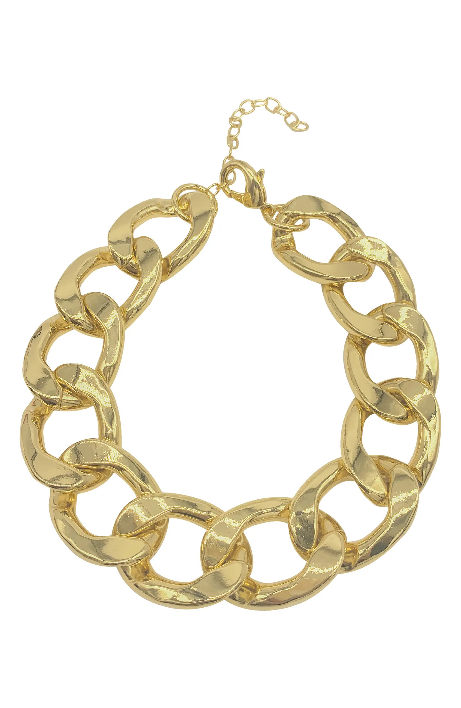 Azlin Curb Chain Collar Necklace | Nordstrom