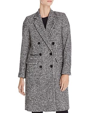 The Kooples Mark Graphic Houndstooth-Style Coat | Bloomingdale's (US)