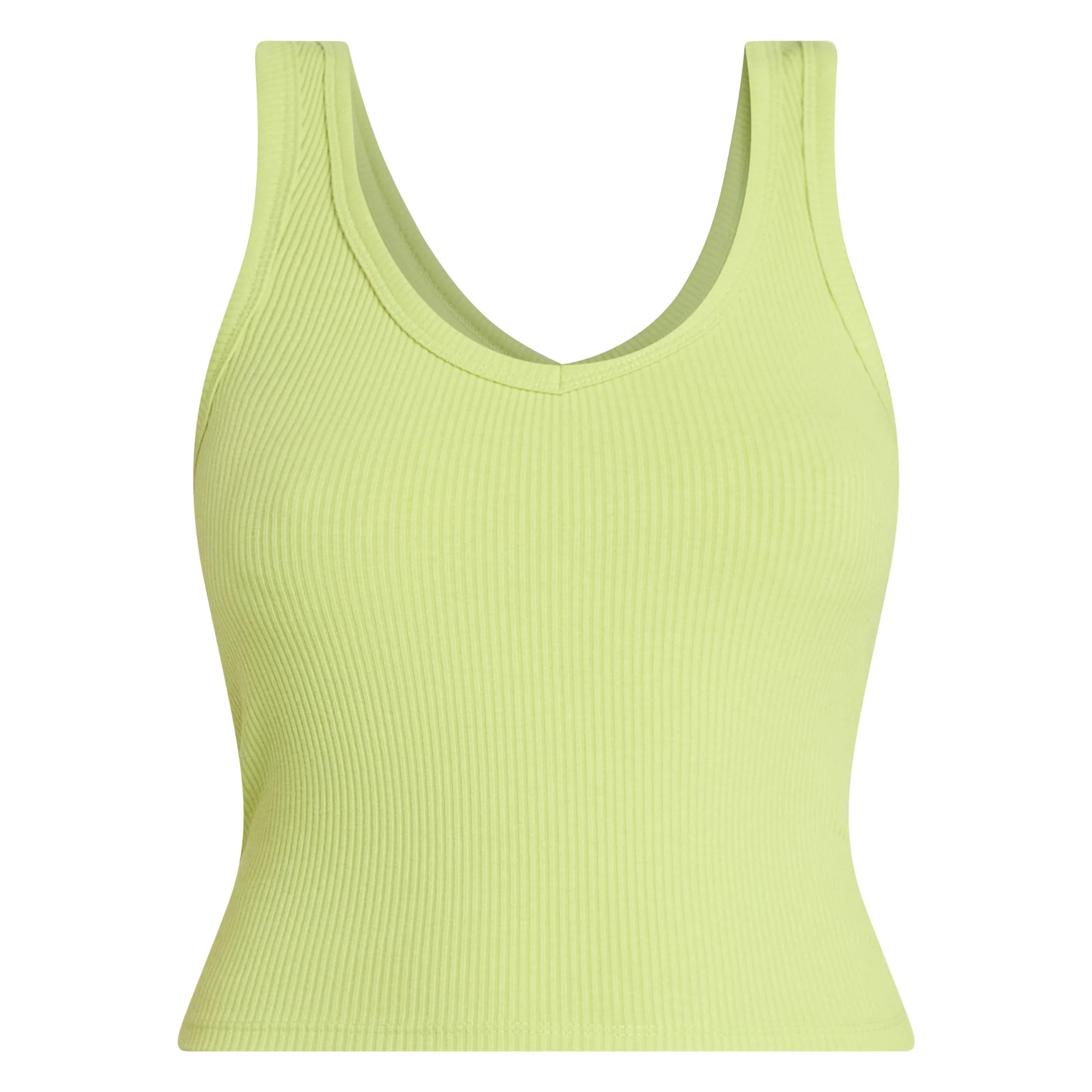 No Boundaries Cropped V-Neck Tank Top, Women’s XXS-XXL | Walmart (US)