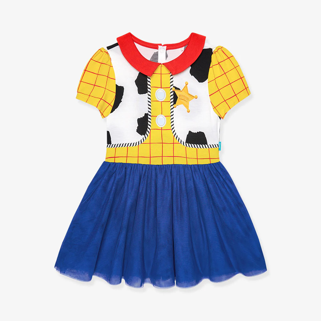 Character Yellow Girl Toddler Tulle Dress | Disney Toy Story Woody | Posh Peanut