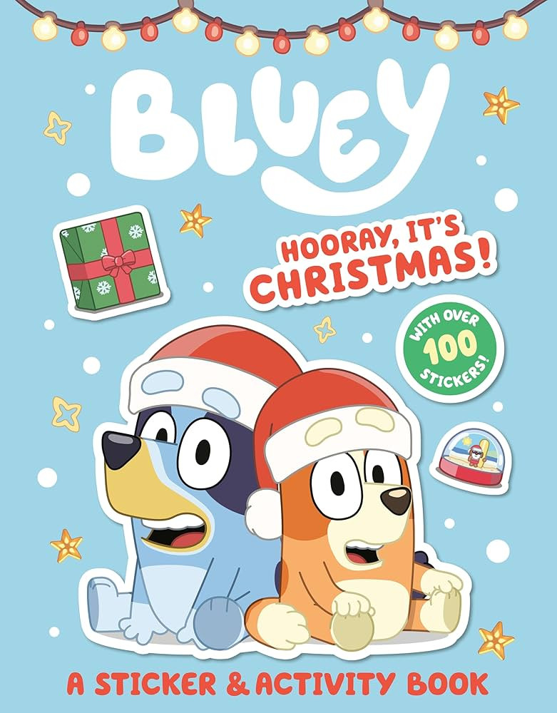 Bluey: Hooray, It's Christmas!: A Sticker & Activity Book | Amazon (US)