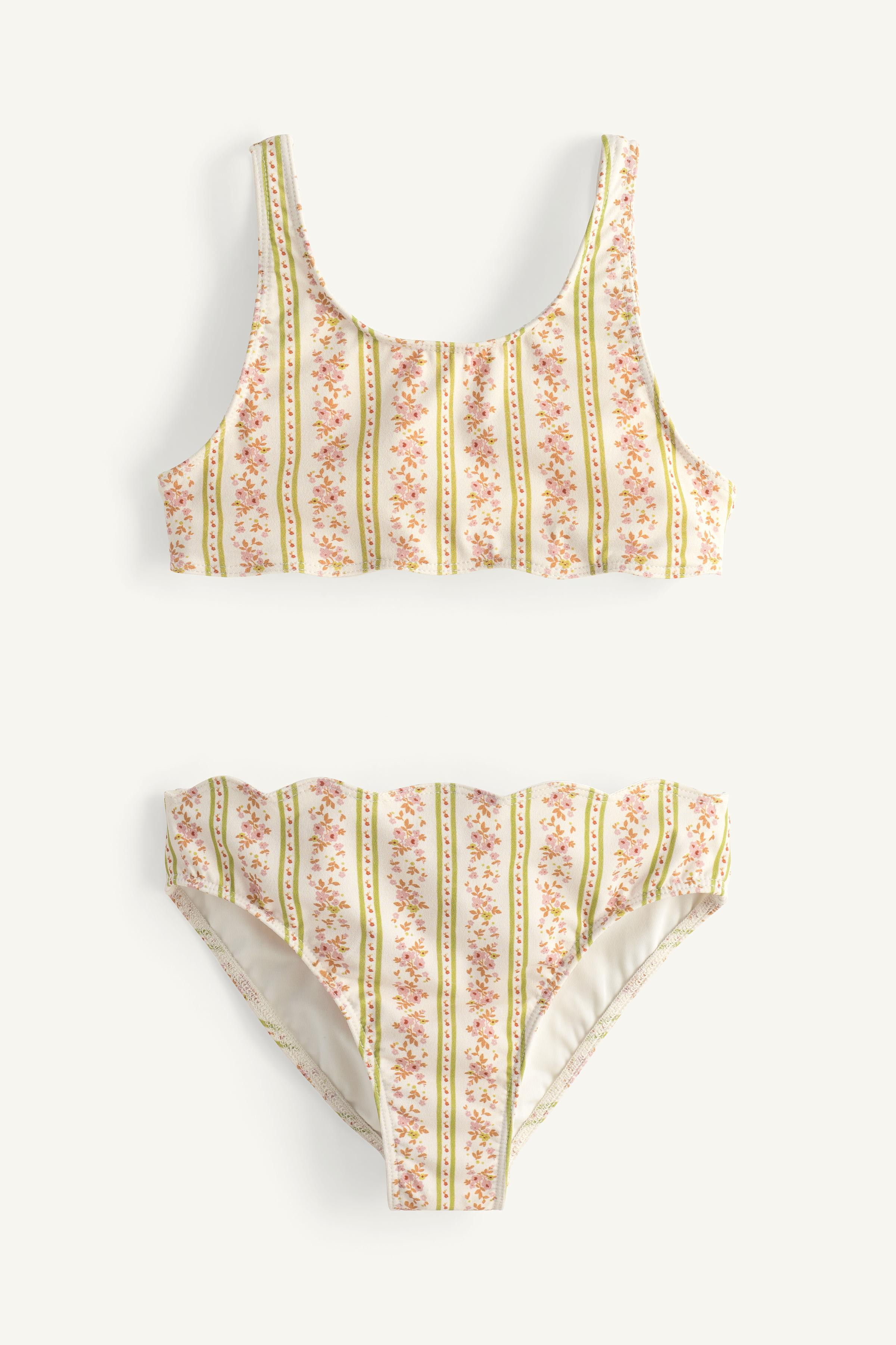 LIMITED EDITION FLORAL WAVE PRINT BIKINI | Zara US