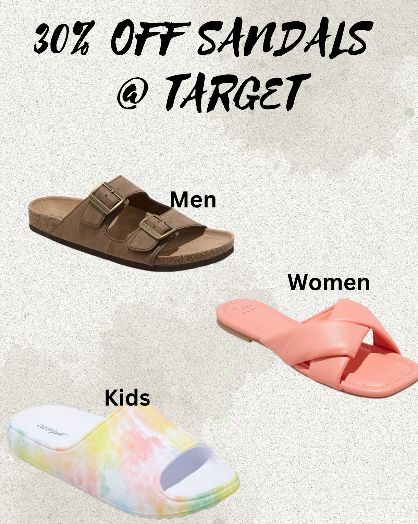 Men best sale sandals target