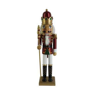 16" Nutcracker by Ashland® in Red King With Staff | Michaels® | Michaels Stores