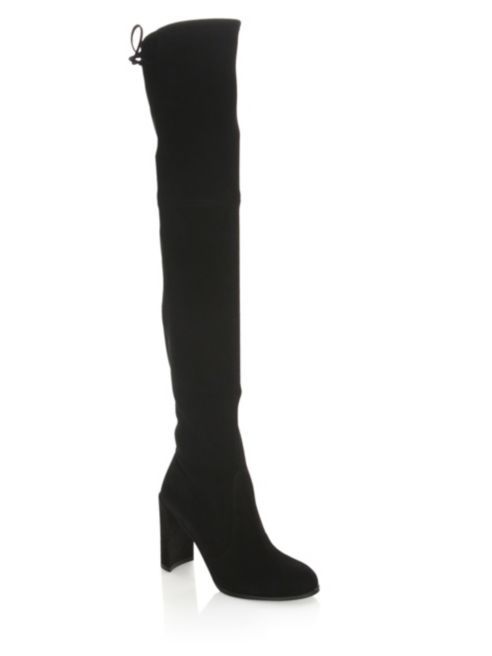 Stuart Weitzman - Hiline Suede Over-The-Knee Boots | Saks Fifth Avenue