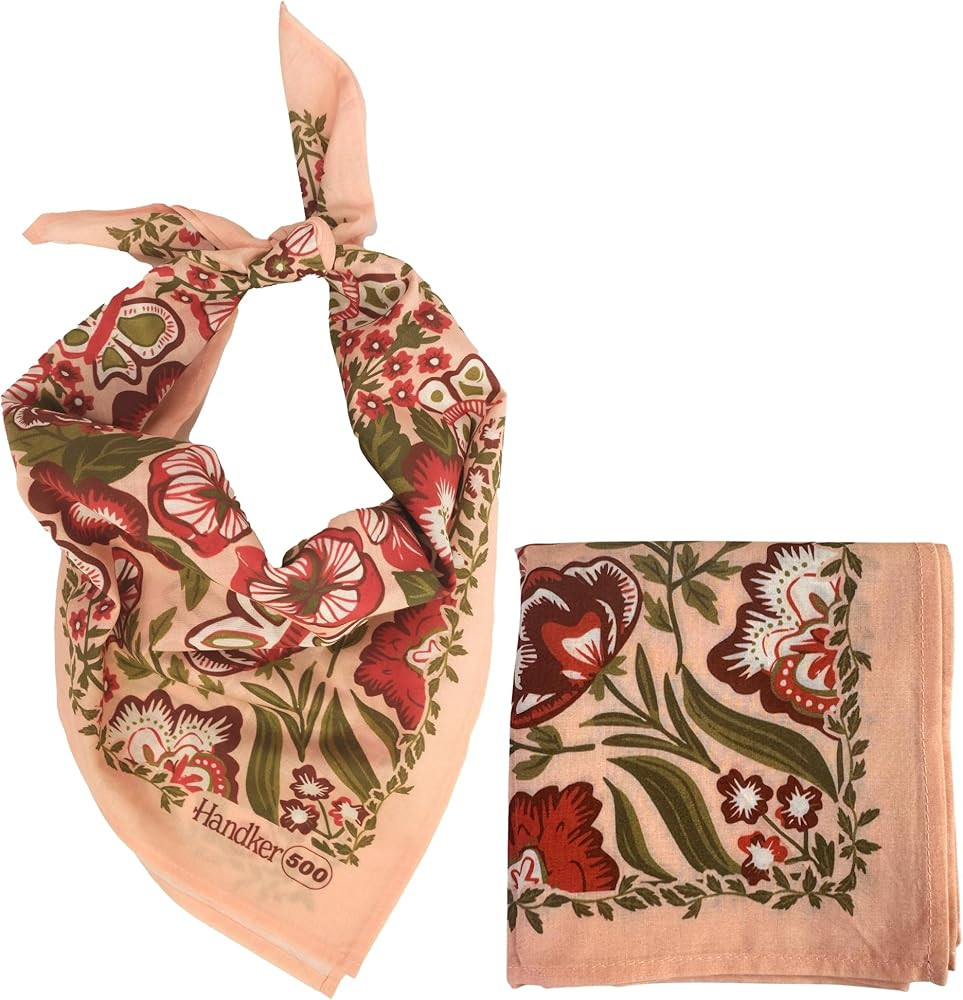 Handker Bandana 22\u201dx22 Premium Cotton Bandana for Women & Men | Amazon (US)