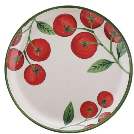 Better Homes and Gardens Bamboo Melamine Tomato Dinner Plate, 10.75 Inch, Red | Walmart (US)