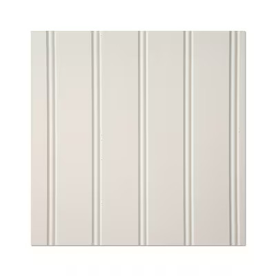 Style Selections 48-in x 96-in Beaded White Mdf Wainscot Wall Panel | Lowe's