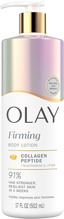 Olay Body Lotion for Women, Firming with Collagen Peptides Serum, Visibly Firmer Skin, 24hr Moist... | Amazon (US)