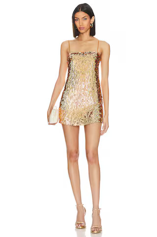 retrofete Nara Dress in Bronze Gold from Revolve.com | Revolve Clothing (Global)