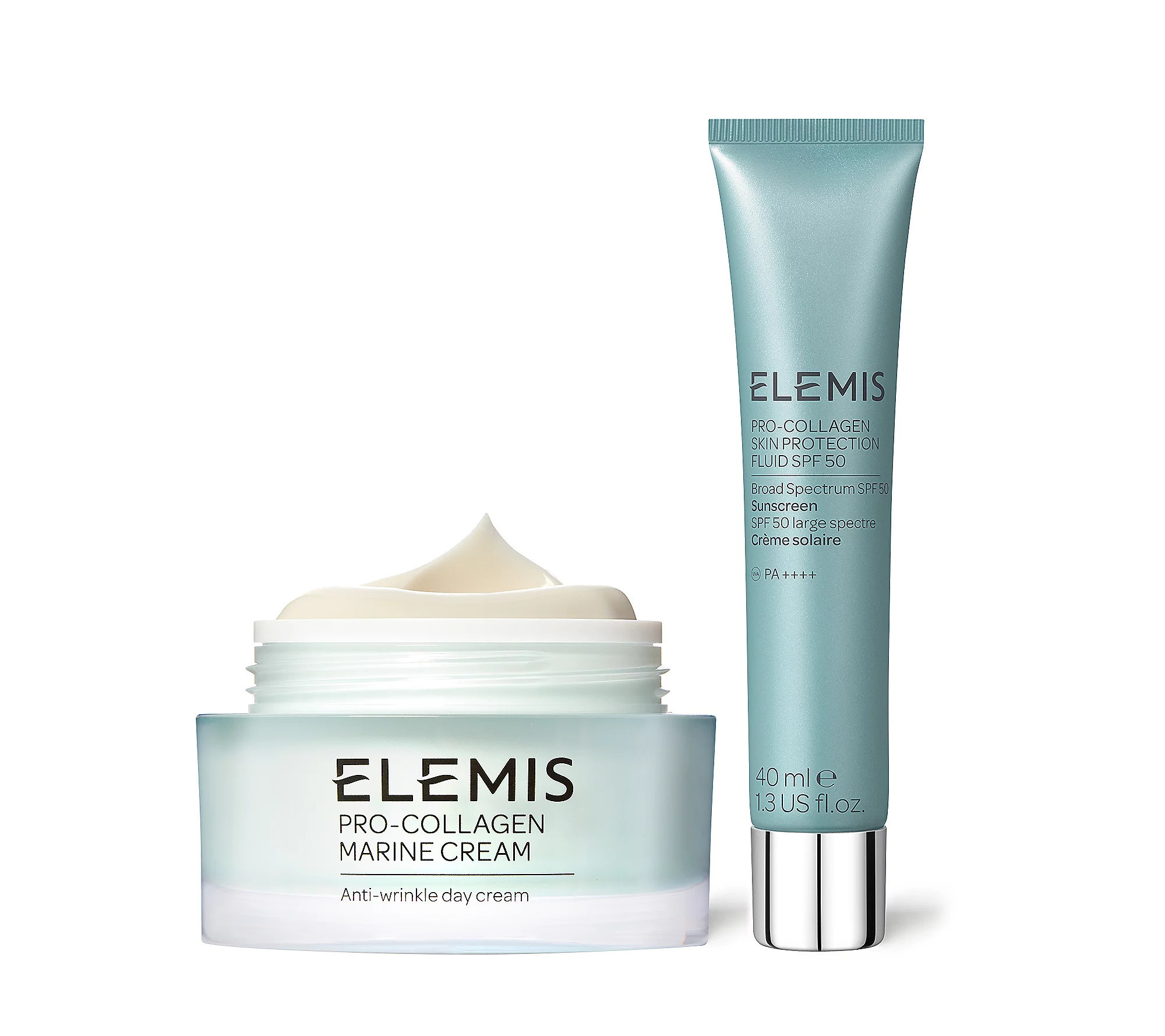 ELEMIS Hydration & Protection Marine Cream & SPF 50 2pc Set | QVC