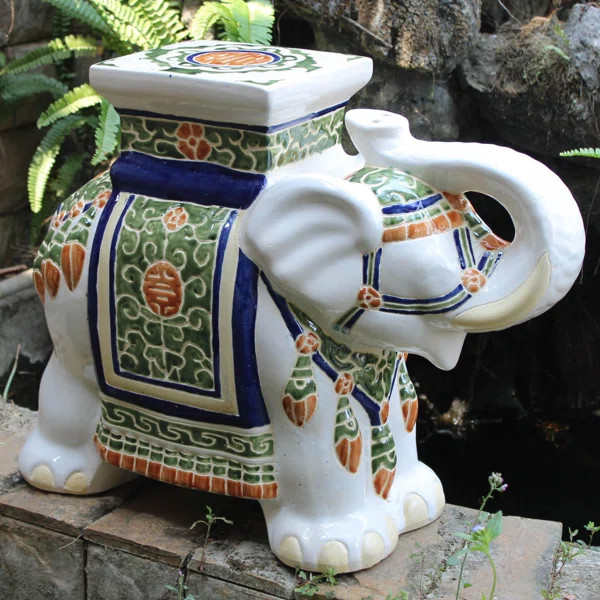 Bonito Ceramic Accent Stool | Wayfair North America