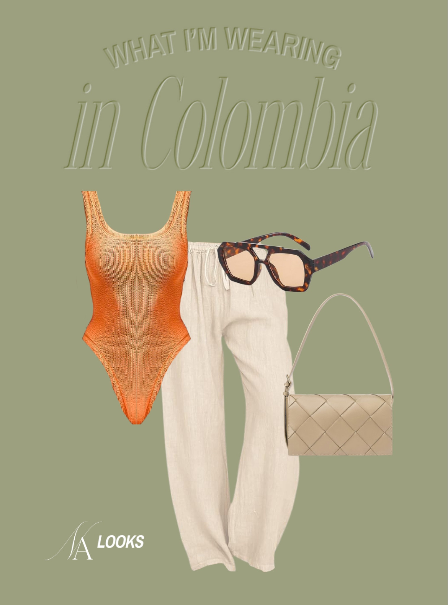 What I’m wearing to Colombia | 🍊🤍

#spaoutfit #vacationoutfit #summeroutfit 

#LTKStyleTip #LTKFindsUnder100 #LTKFindsUnder50