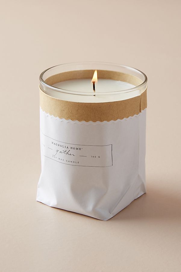 Magnolia Home Kraft Candle | Anthropologie (US)