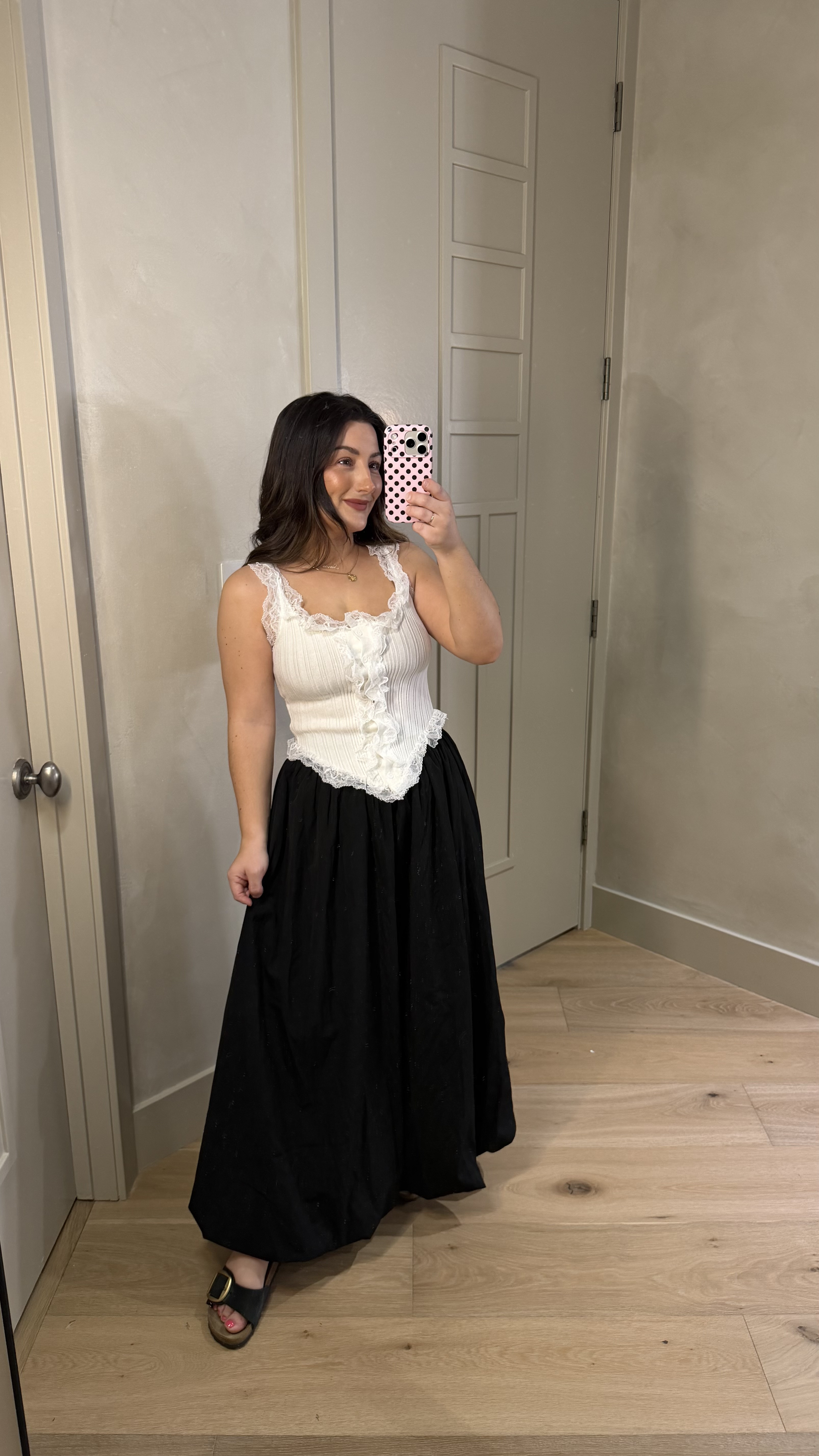 Chic spring outfit! 

Tank size small 
Skirt size small 

5’0” 140lbs

#LTKootd #LTKSeasonal #LTKPetite