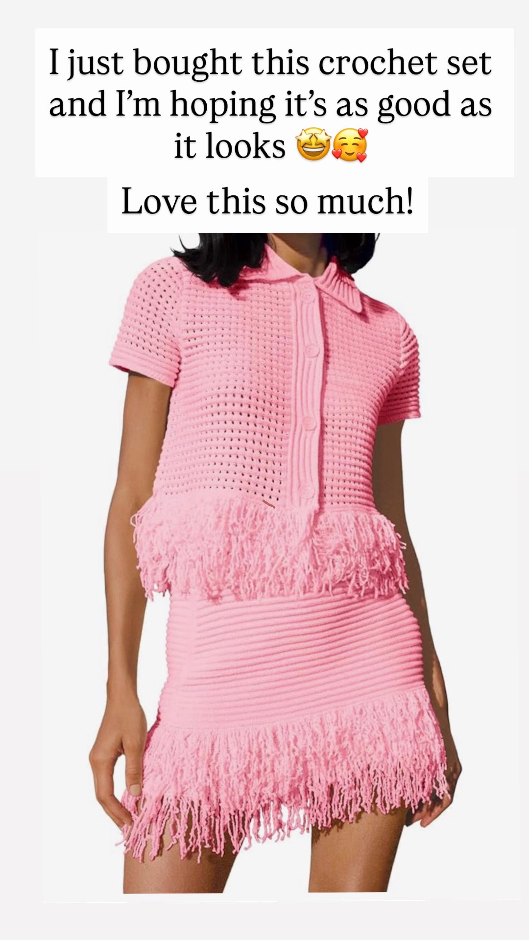Fringe set for women

#LTKootd