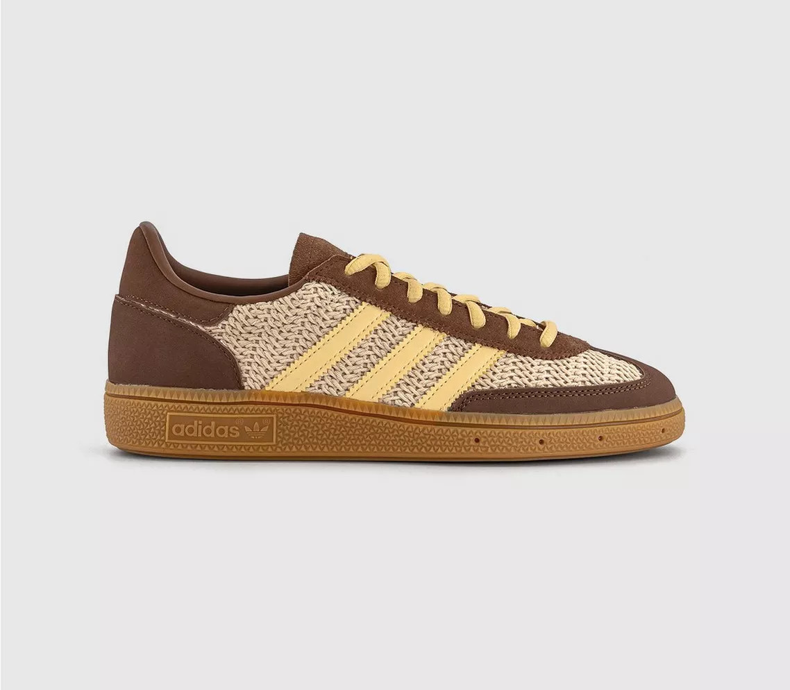 adidas Handball Spezial Trainers Preloved Brown Orange Tint Gum - Women's Trainers | Office Shoes (UK)