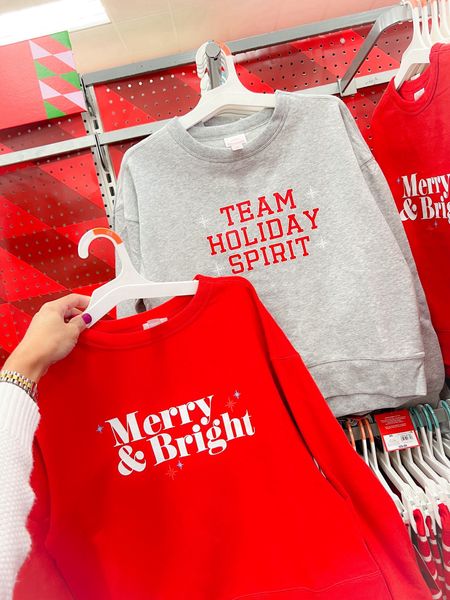 Women’s Christmas Wondershop Crewneck Graphic Sweatshirts #target #targetchristmas #targetchristmas #holidayswesyshirts #graphicsweatshirts

#LTKHoliday #LTKparties #LTKfindsunder50