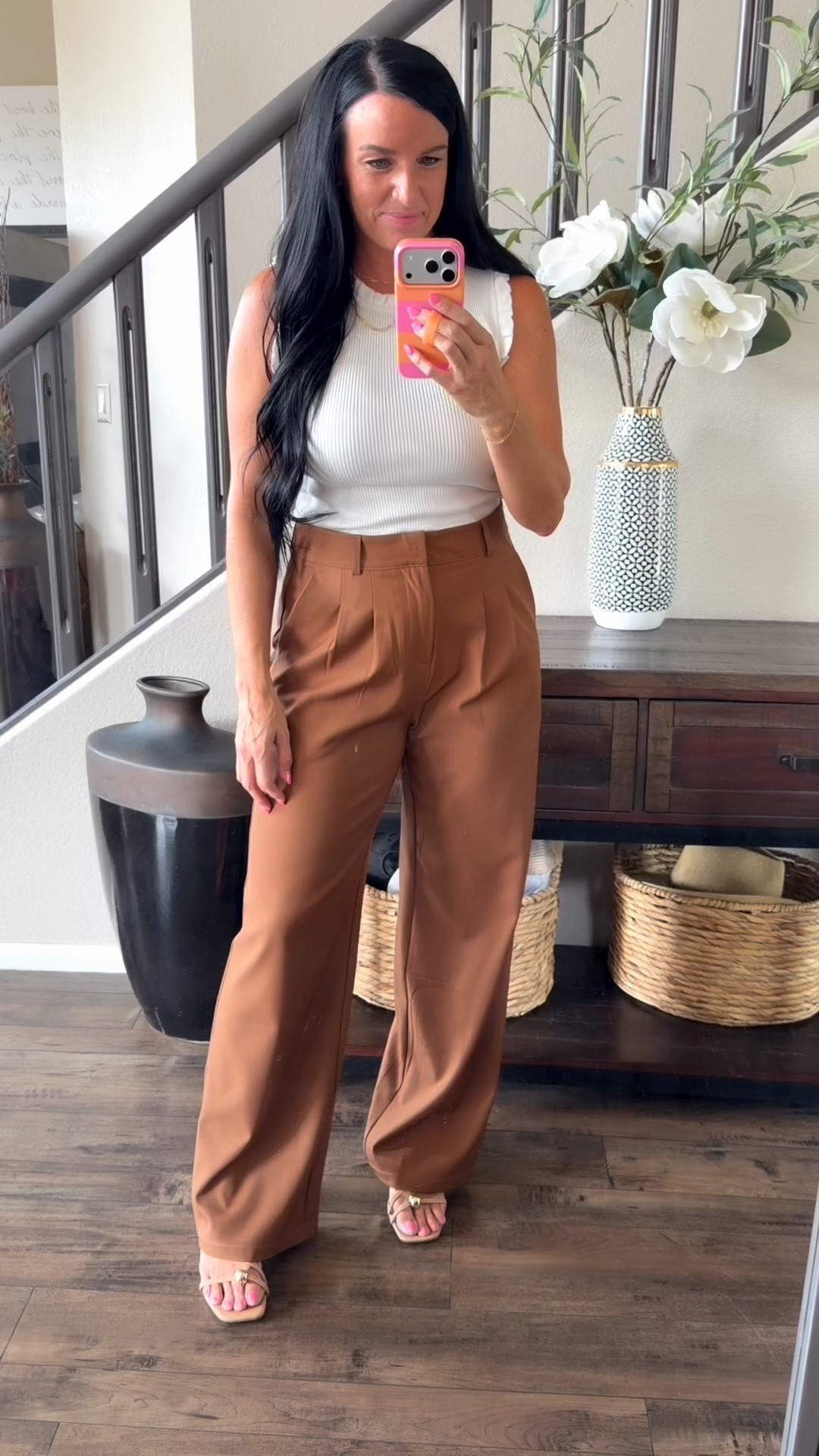 Amazon trousers! These come in 6 colors and in sizes XS-XXL in short, regular, and long lengths!! (SCORE for my petite and tall gals!!! 🙌🏼)

I’m in a size M (regular length) but should’ve gone with my normal size small. The top is a lightweight sweater material and I took my normal size small.

Perfect for back to school outfits for teachers or my office boss babes!

#LTKootd #LTKWorkwear #LTKSaleAlert