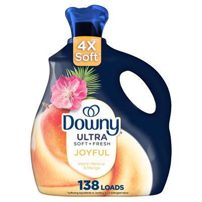 Downy Joyful Liquid Fabric Softener - 93oz: Aluminum-Free, Paraben-Free, Bleach-Free, Phthalate-Free | Target