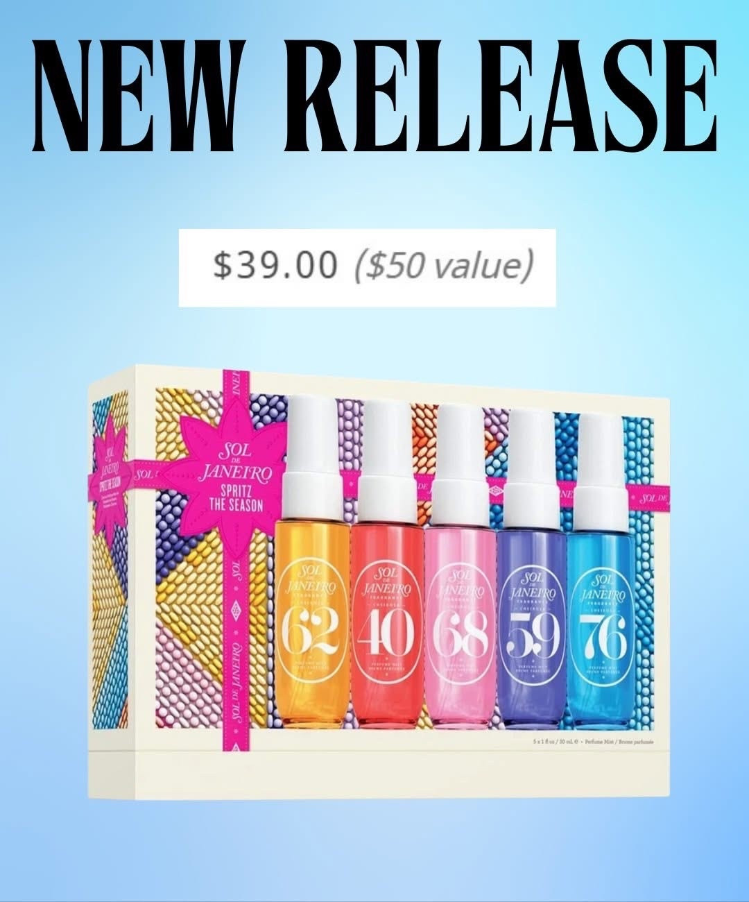 New spritz the season gift set from sol de Janeiro makes a great gift (especially for the teens) 

Christmas gift 
Holiday gift 


#LTKBeauty