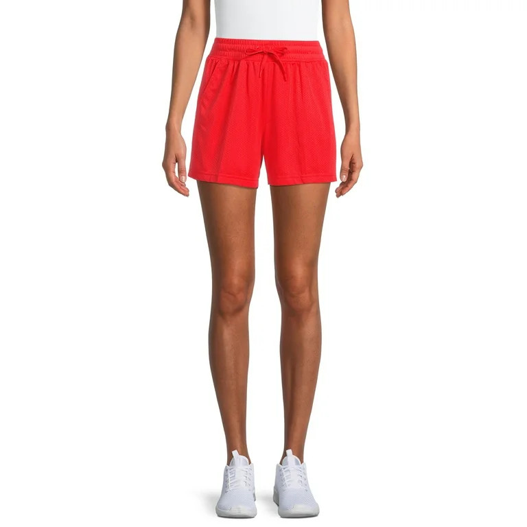 Athletic Works Women's Mesh Shorts, 2-Pack - Walmart.com | Walmart (US)