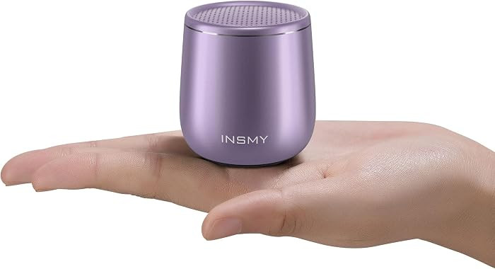 INSMY C17-MAX, Waterproof Small Bluetooth Speaker, Rich Audio, Pairing, Portable, Handheld, Purpl... | Amazon (US)
