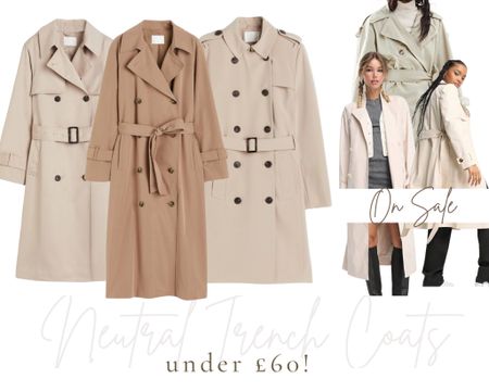 Some hot trench coats out there right now, all for under £60! Some of these trench coats are in a Spring Sale right now so run, don't walk... 

#LTKstyletip #LTKsalealert #LTKSpringSale
