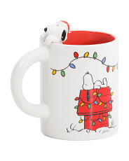 Peanuts Snoopy Christmas Lights Critter Mug | Marshalls