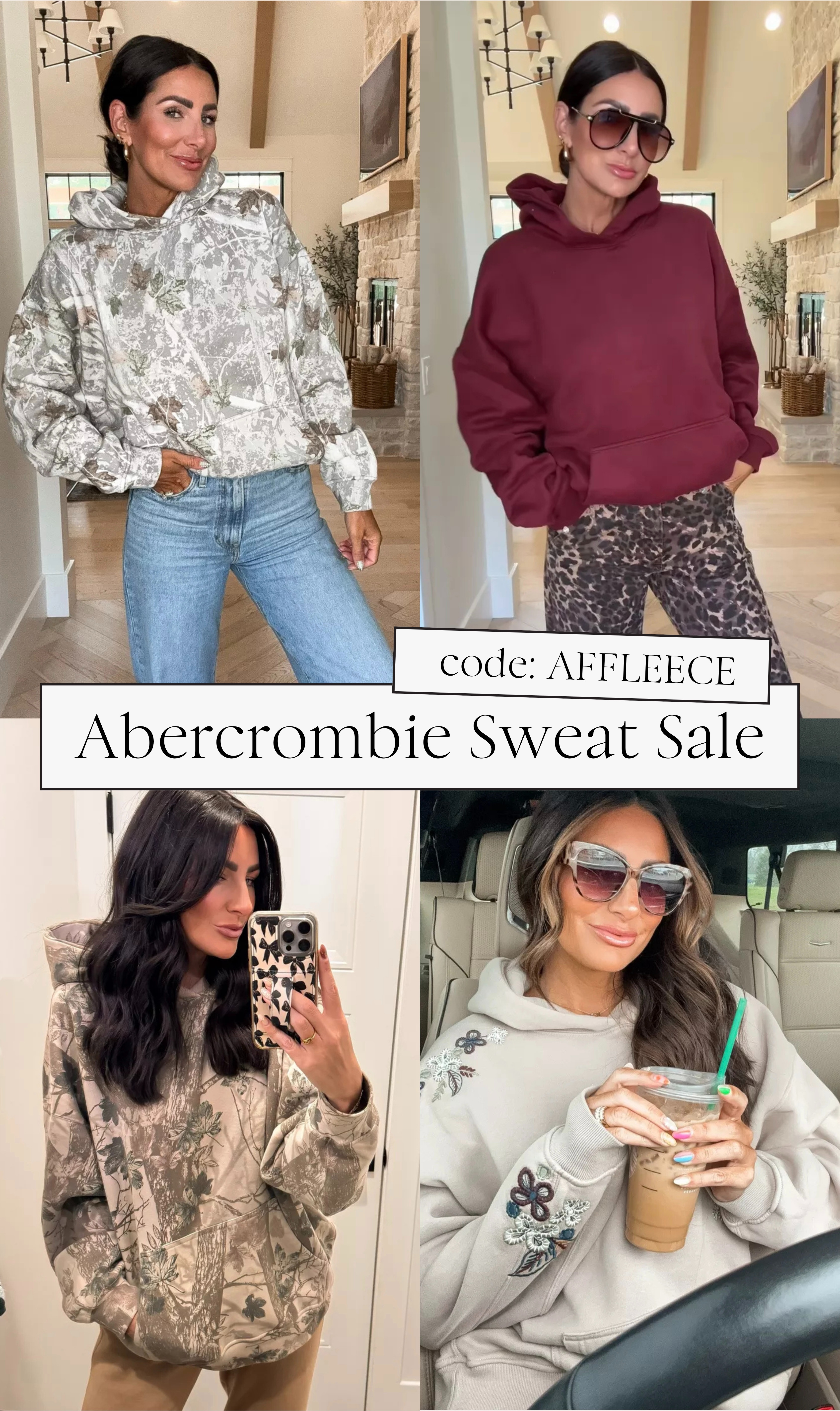 My favorite hoodie I have in so many prints is on sale!!! Abercrombie Sweatshirts and Sweatpants Sale - 20-50% Off | code AFFLEECE for extra 15% off | Popover Hoodie  

 #LTKSeasonal #LTKSaleAlert #LTKFindsUnder100